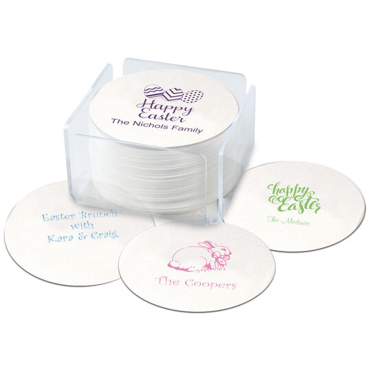 Design Your Own Easter Round Coasters